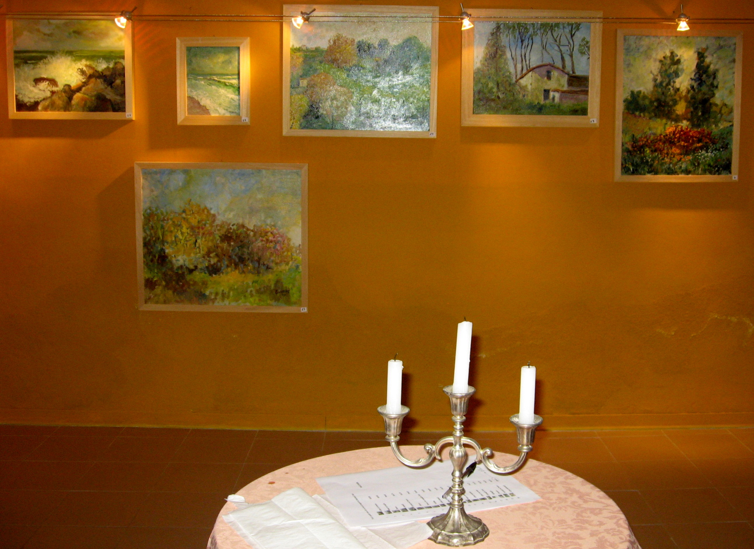 Quadri in mostra